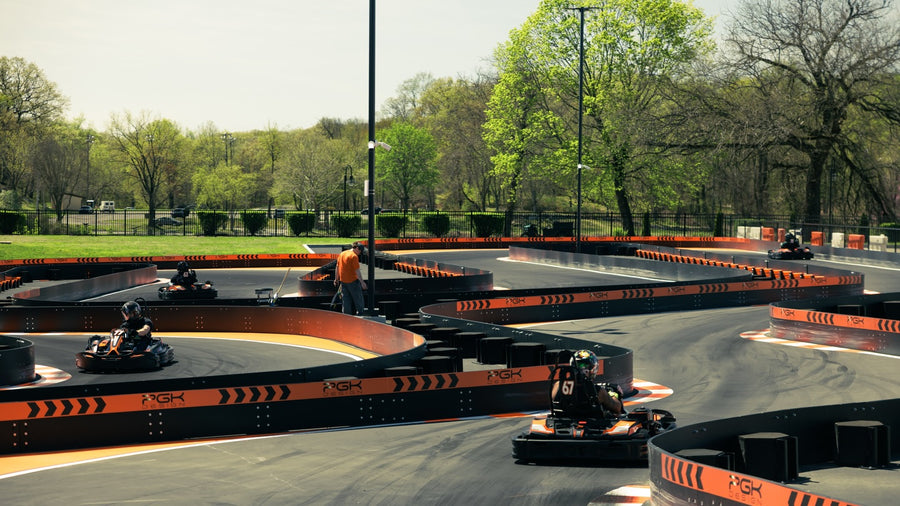 Birds-eye view — outdoor circuit 🔝 #hqracing #karting